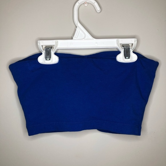 Blue Halter Crop Top - Picture 9 of 9
